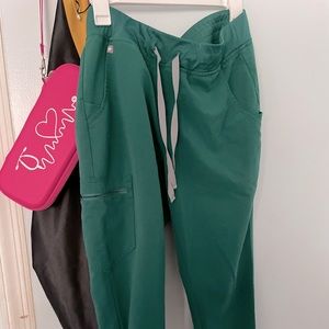 Figs Zamora Hunter green medium joggers